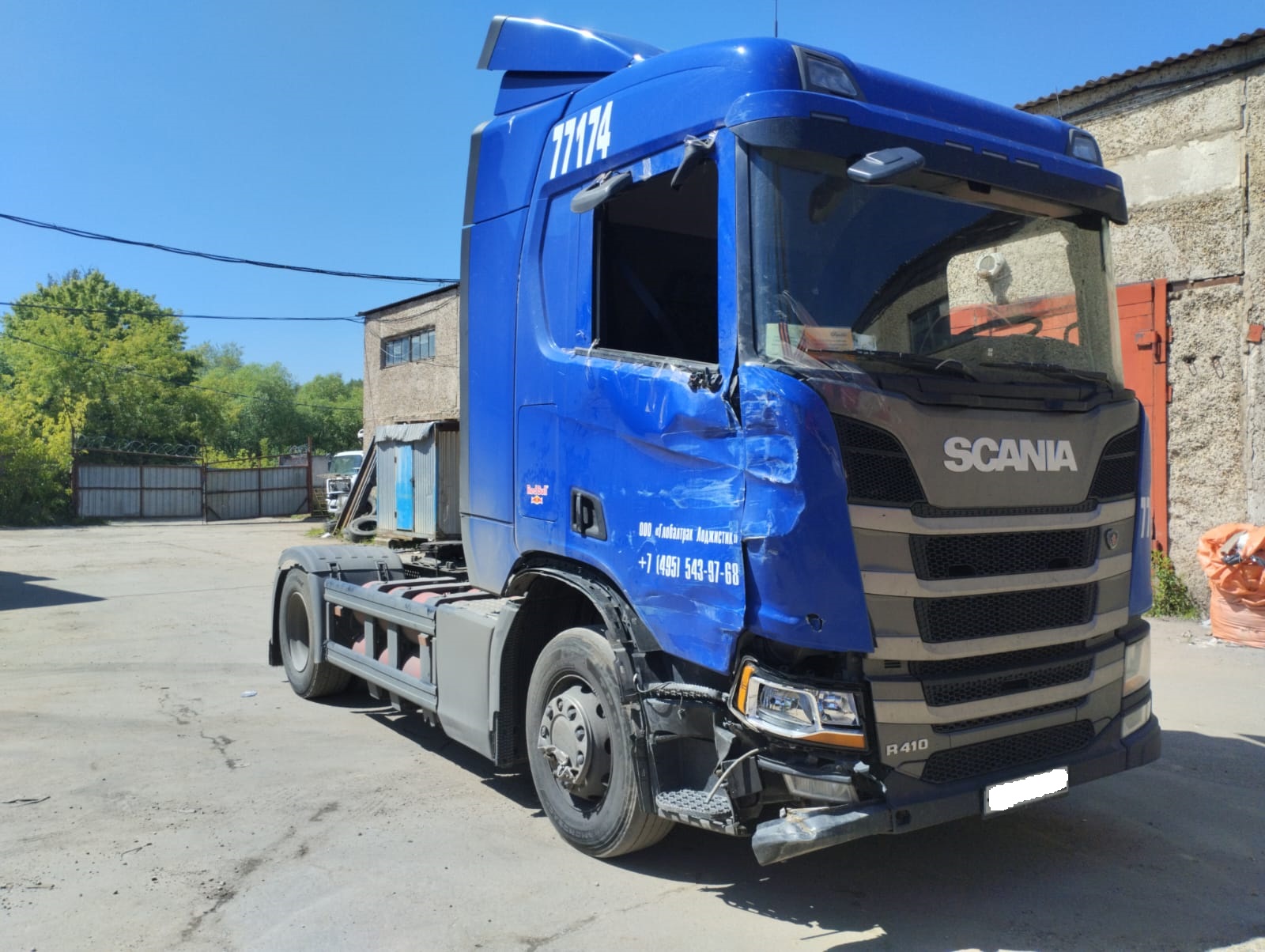 До Ремонт тягача Scania