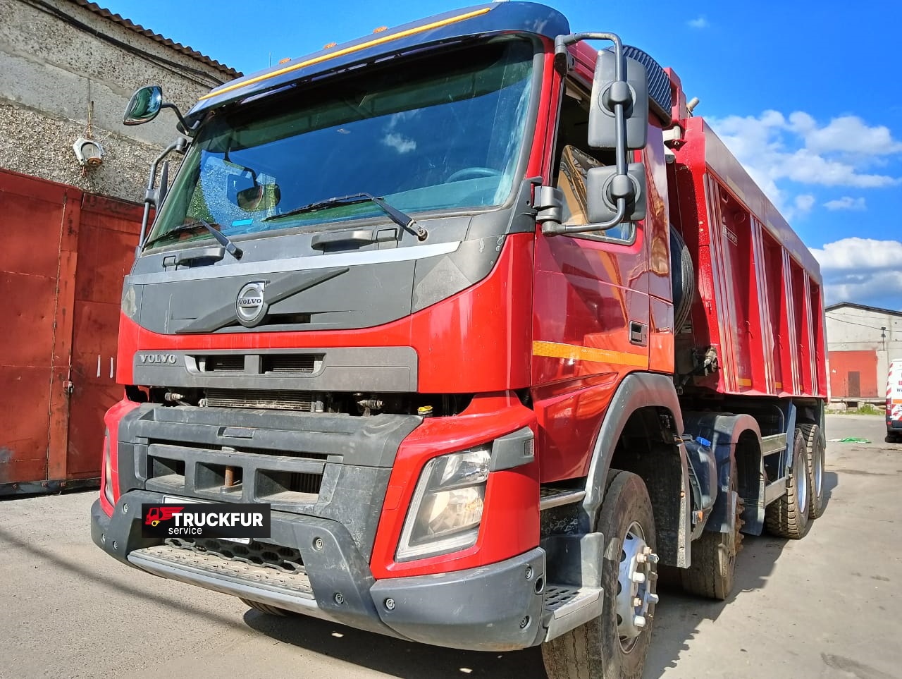 После Ремонт тягача VOLVO FMX