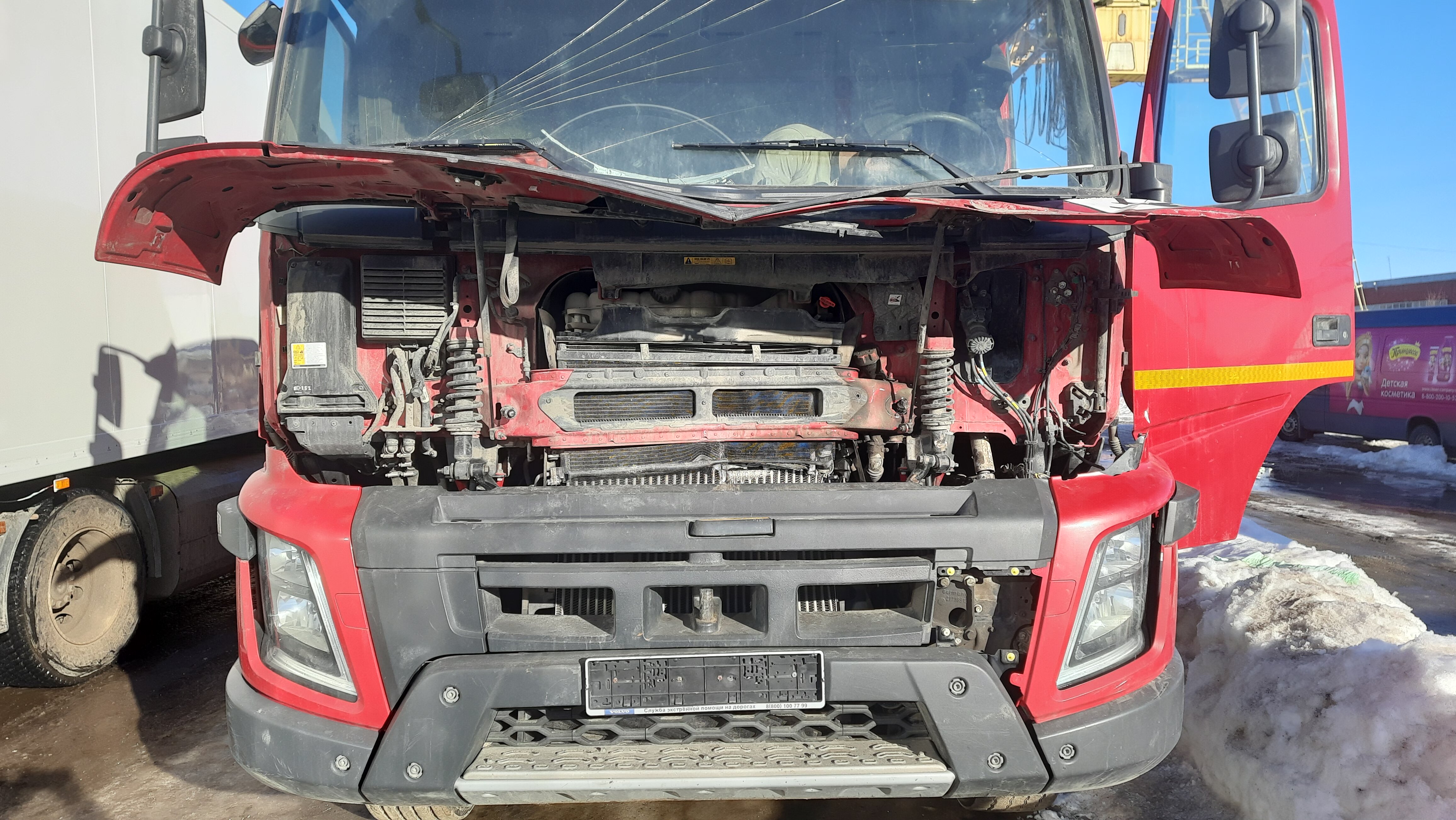 До Ремонт тягача VOLVO FMX
